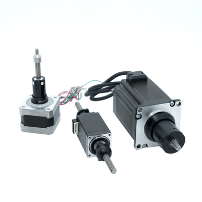 Jkongmotor Micro attuatore lineare personalizzato motore stepper ibrido NEMA 8 11 17 23 24 34 motore stepper lineare con vite