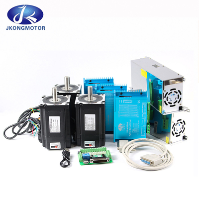 Jkongmotor Nema 11 17 23 24 34 Set ibrido a ciclo chiuso con motore passo-passo a ciclo chiuso integrato con codificatore / freno / cambio