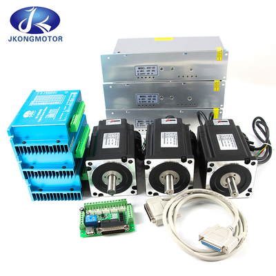 Jkongmotor Nema 11 17 23 24 34 Set ibrido a ciclo chiuso con motore passo-passo a ciclo chiuso integrato con codificatore / freno / cambio
