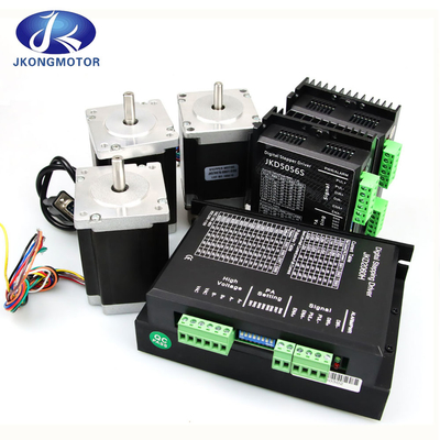 Jkongmotor Nema 11 17 23 24 34 Set ibrido a ciclo chiuso con motore passo-passo a ciclo chiuso integrato con codificatore / freno / cambio
