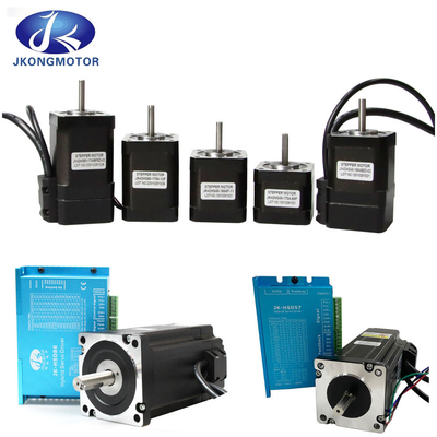 Jkongmotor Nema 11 17 23 24 34 Set ibrido a ciclo chiuso con motore passo-passo a ciclo chiuso integrato con codificatore / freno / cambio