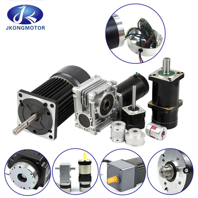Jkongmotor Worm Gear Brushless DC Motor 200w 400w 80mm BLDC Motor 24V 48V Nema23 34 Transmisore planetario/ Freno/ Encoder