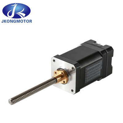 Fabbrica cinese Jkongmotor Nema8 11 14 16 17 23 24 34 Motore passo-passo lineare con vite a piombo per stampante 3D Motore passo-passo lineare