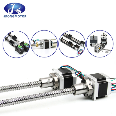 Fabbrica cinese Jkongmotor Nema8 11 14 16 17 23 24 34 Motore passo-passo lineare con vite a piombo per stampante 3D Motore passo-passo lineare