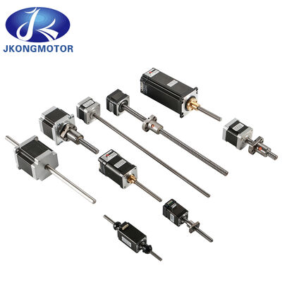 Jkongmotor OEM ODM Personalizzato 2 Fasi Ibrido Bipolare Nema 8 11 14 17 23 24 34 Motore Passo-Passo Lineare con Vite Trapezia
