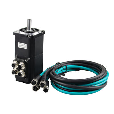 Jkongmotor Impermeabile IP65 RS485 CANopen OEM ODM Motore Servo DC Integrato Nema 17 23 24 34 Motore Servo Brushless Bldc con Driver Integrati