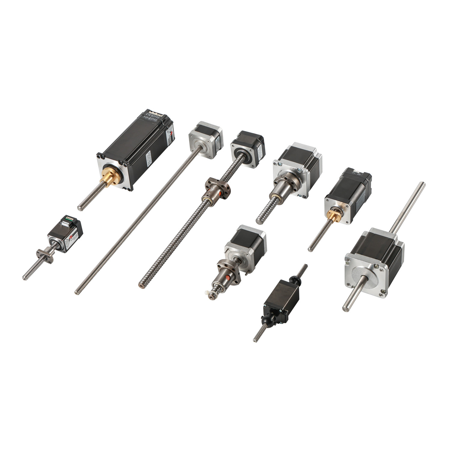 Jkongmotor 12V 24V NEMA 8 11 17 23 24 34 42 52 Mini Micro Ball Screw Linear Geared Closed Loop Stepper Motor con freno