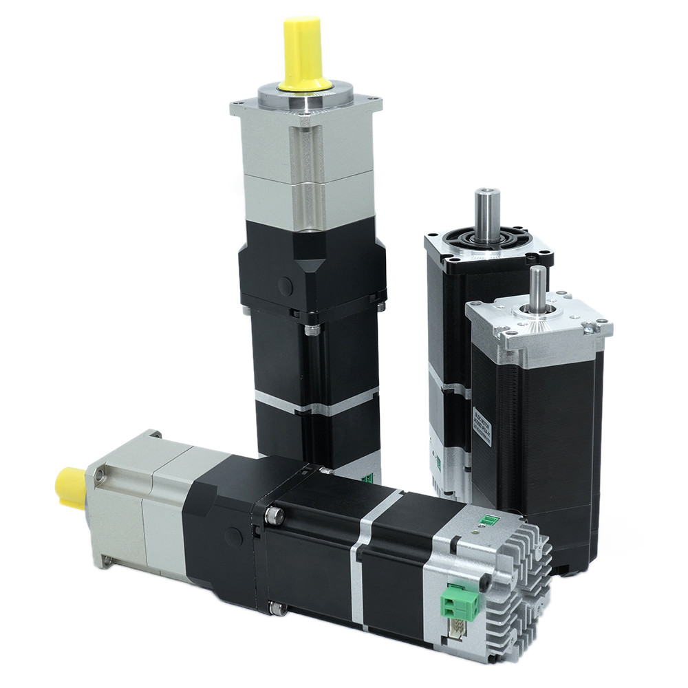 Jkongmotor 48VDC 1.27nm 400W RS485 Canopen DC Servo Motor integrato con driver insieme a freno o cambio