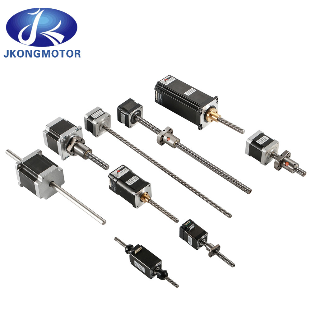 Jkongmotor OEM ODM Buon prezzo Nema 8 11 14 16 17 23 24 34 Non captivo Non captivo A bassa velocità Attuatore elettrico laterale lineare Motore passo