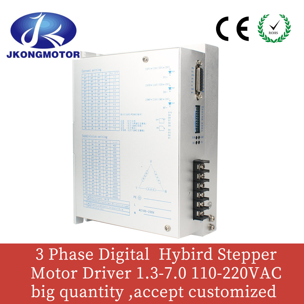 Fase ibrida 220 VCA 1.3A-7A del driver 3 del motore passo a passo di JK3MD2207 Digital