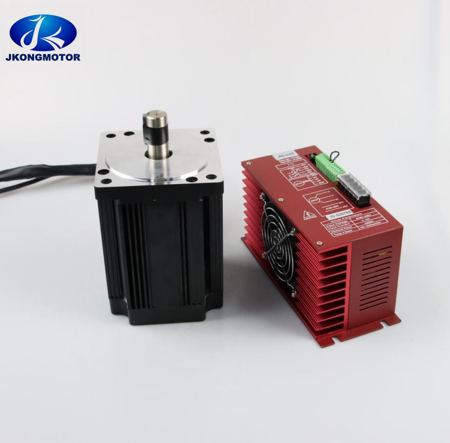 Alta coppia di torsione 5HP 4KW 4000w 24V 48V 15N.M Brushless Dc Motor